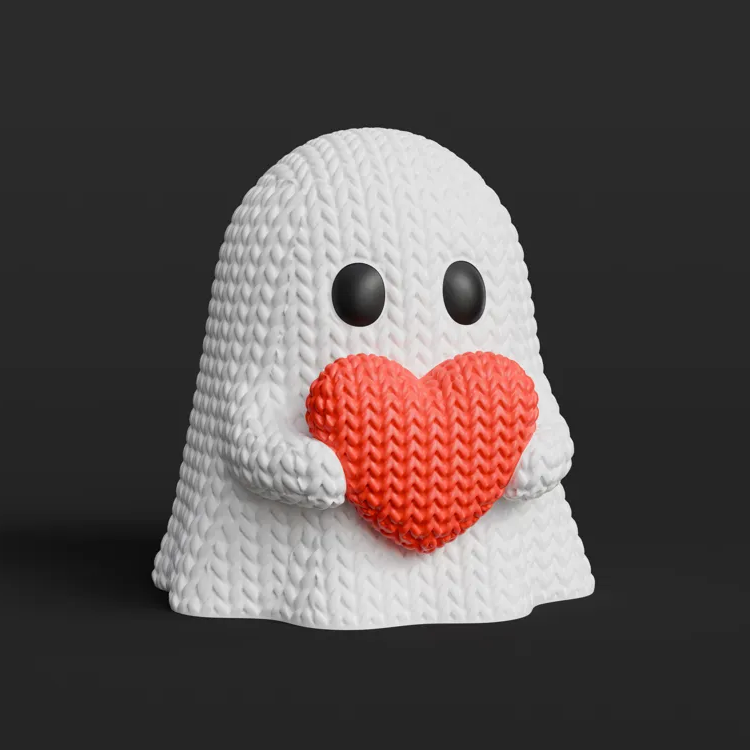 KALPLİ HAYALET ÖRGÜ ANAHTARLIK