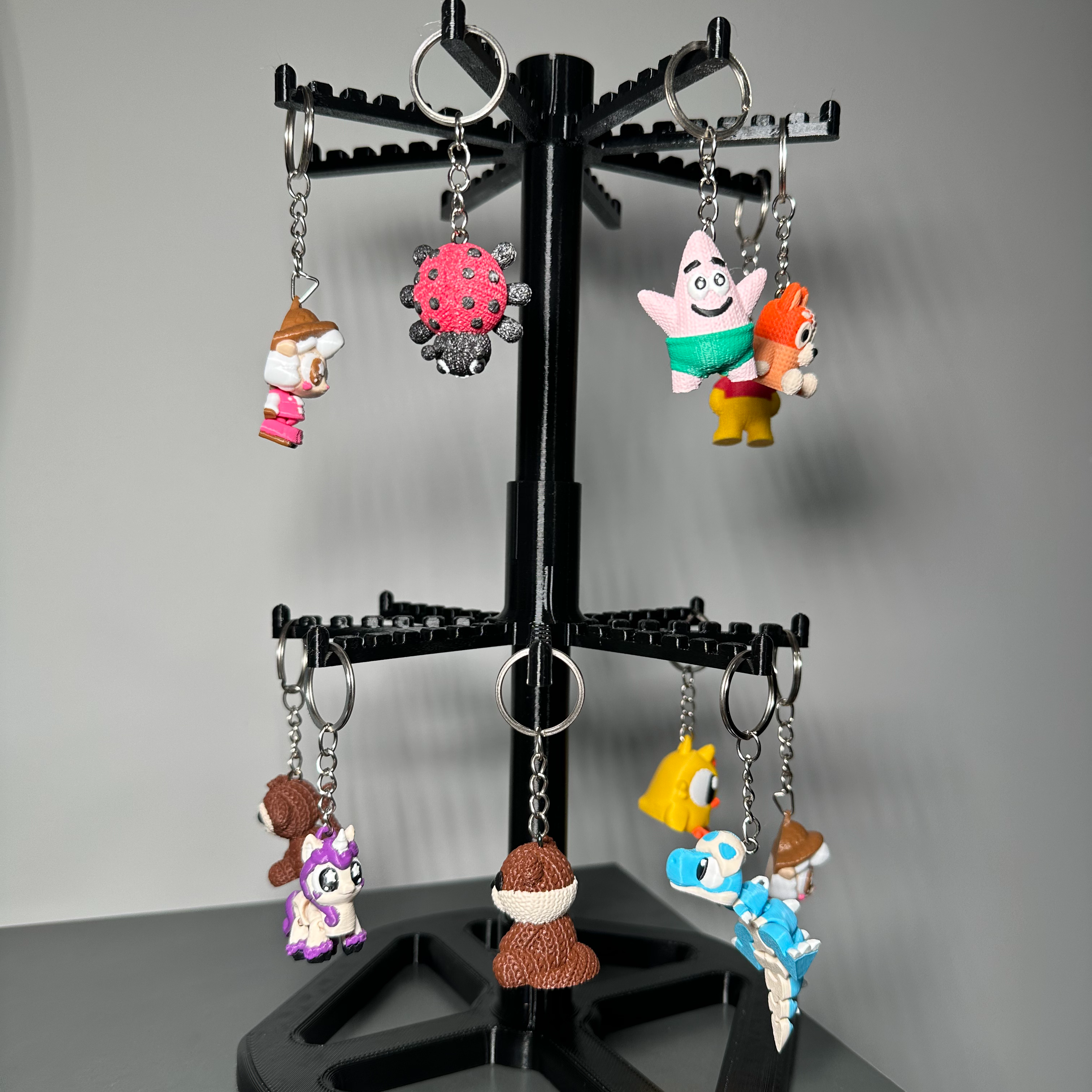 Karışık Anahtarlık Standlı Set