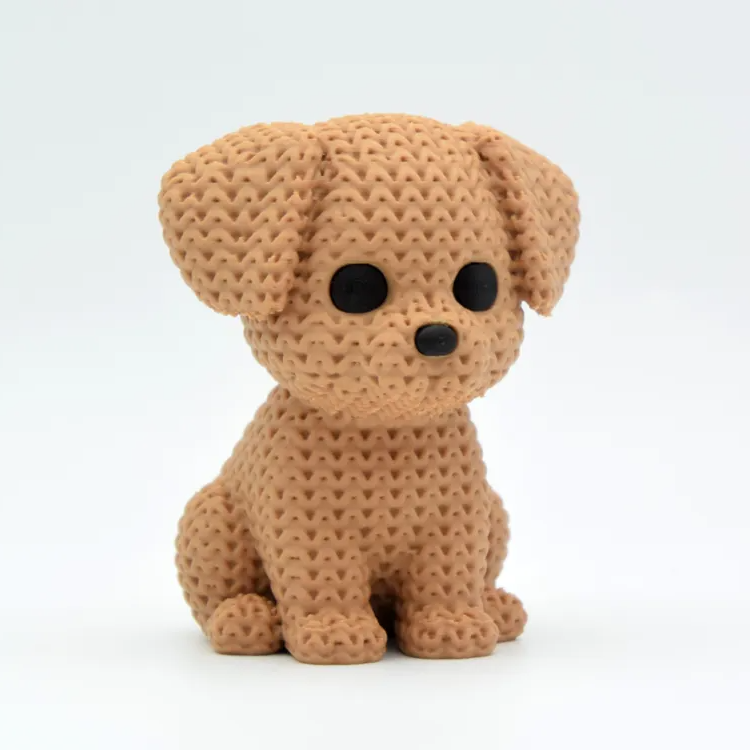 OTURAN TATLI KÖPEK M1 ÖRGÜ ANAHTARLIK