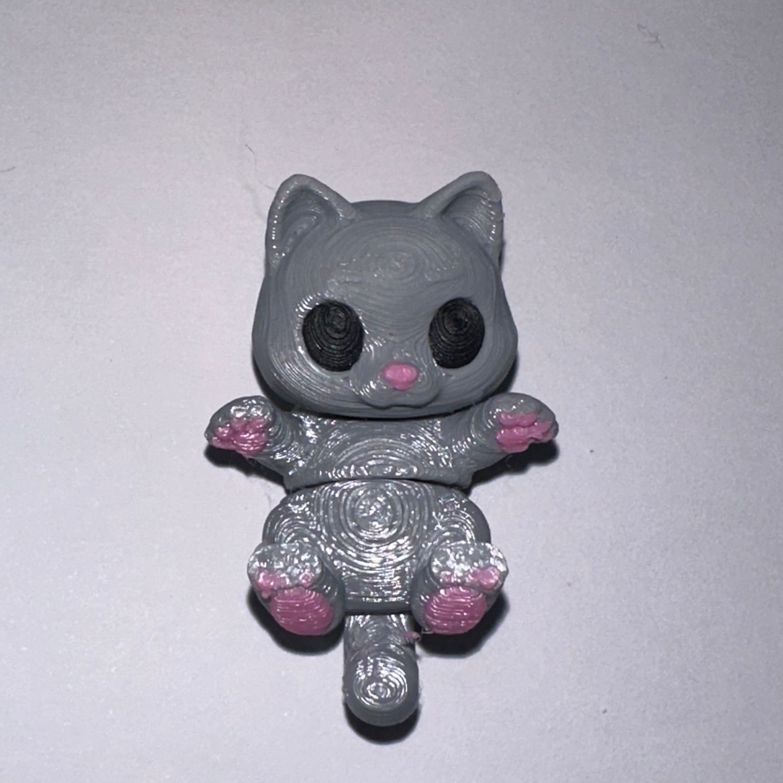 YATAN KEDİ ANAHTARLIK