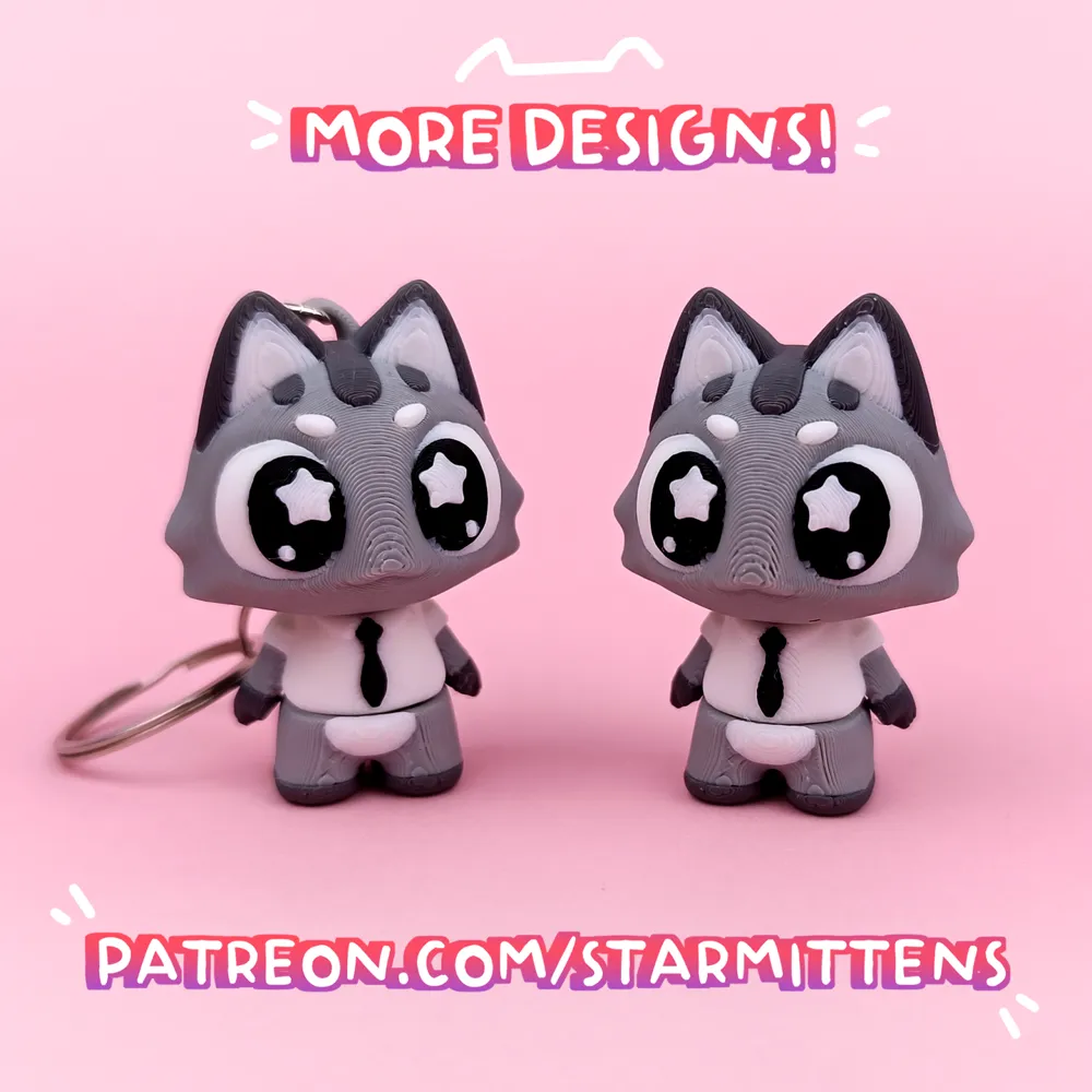 YILDIZ KEDİ ERKEK EKLEMLİ ANAHTARLIK